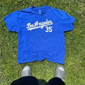 Y2K MLB Dodgers Bellinger Graphic Tee